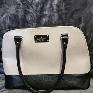 Kate Spade Black and Cream Women's Bag